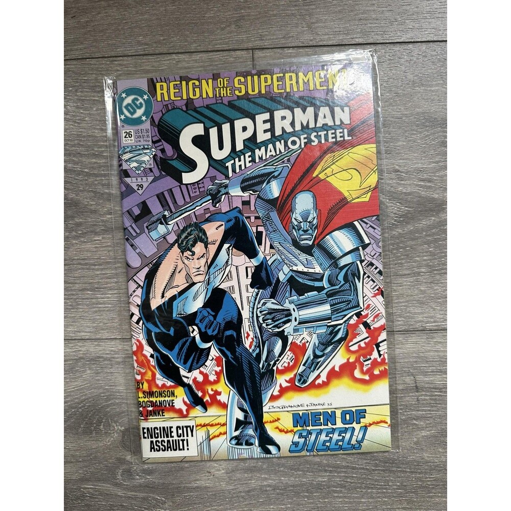 DC Superman The Man Of Steel #26 Single Issue Comic 1993 Batman Citizen Steel